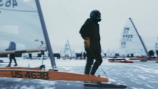 2018 Dn Ice Boat Racing Lake Charlevoix Michigan