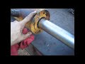 Hydraulic cylinder breakdown pin