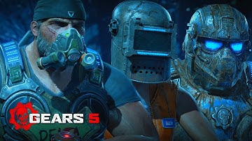 HIVEBUSTER INTRO & OUTRO | COG CORPSE, HB MARCUS, CLASSIC BAIRD, MOTOR POOL LIZZIE | Gears Of War 5