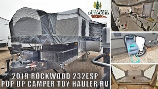 2019 FOREST RIVER ROCKWOOD 232ESP Pop Up OFF Road Toy Hauler RV Camper Greeley Dealer
