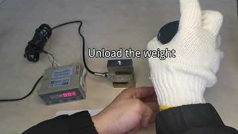 How to calibrate load cell indicator DY220 to display unit lb#https://caltsensor.com/