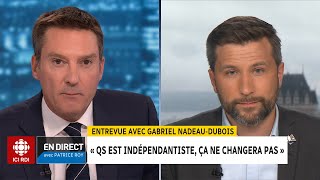 Aide médicale à mourir, souveraineté et environnement : entrevue avec Gabriel Nadeau-Dubois