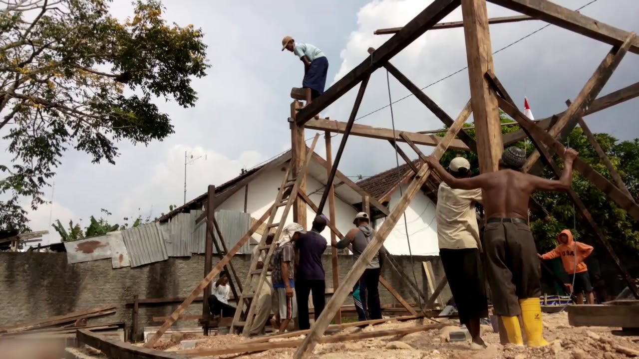 gambar gotong royong di kampung