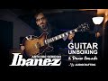 Ibanez as93 fmlvls electric guitar  unboxing  demo sounds
