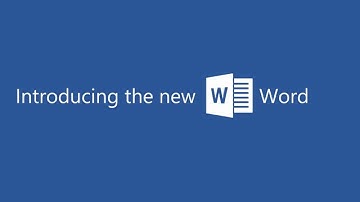 Introducing the new Word 2016 in Office 365