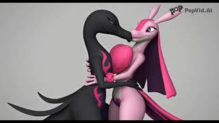 Salazzle x Lovander (Lesbo Lizards)