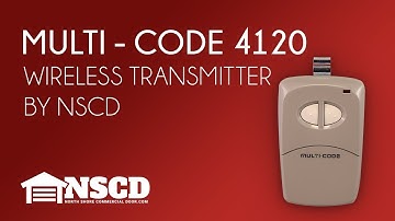 Multi Code 4120 Wireless Transmitter Remote by Liftmaster
