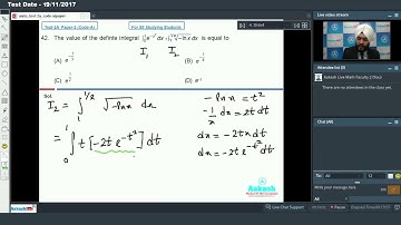 AIATS TEST 2 PAPER 2 MATHEMATICS For Class XI Studying JEE ADVANCED  2018 Q41 to 45