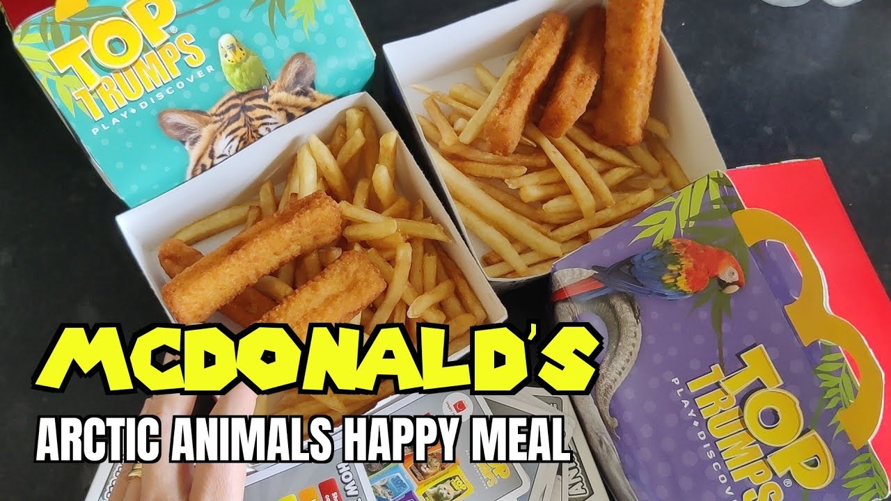 Top Trumps Arctic Animals Card Game McDonald's Happy Meal Toy 2021 