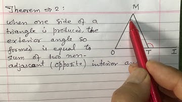 Theorem on Triangle ll Class 9 ll IR Simkhada