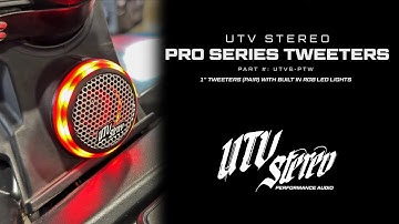 UTV Stereo Pro Series 1" Tweeters