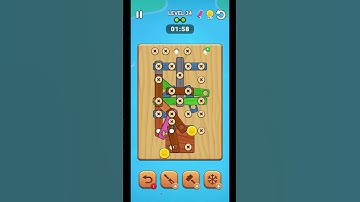 wood nuts and bolts puzzle level 34