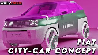 2024 Fiat City Car Concept | FIAT to Conquer the Future Mobility with Panda Inspired Concepts !