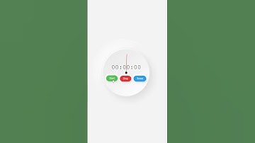 Animated Stop Watch Using HTML, CSS and JavaScript... #coding #programming #shorts #webdevelopment