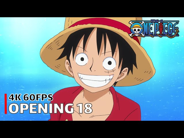 One Piece - Opening 16 【Hands Up!】 4K 60FPS Creditless