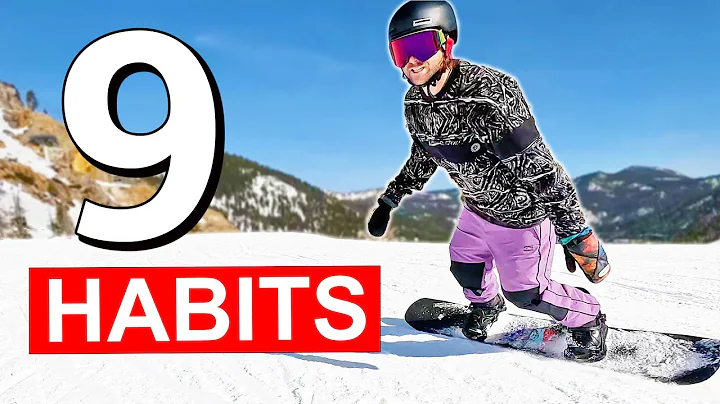 9 Habits of Advanced Level Snowboarders