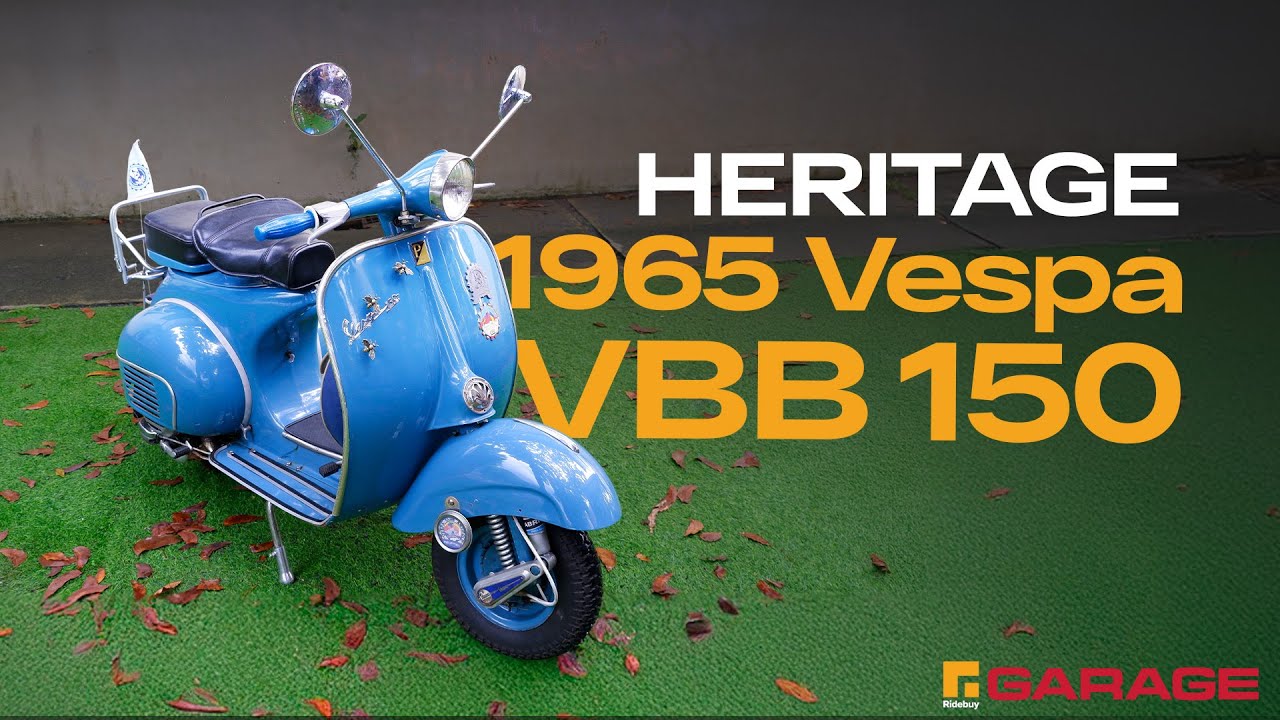 HERITAGE 1965 Vespa VBB 150 - YouTube