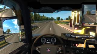 Euro Truck Simulator 2 SCANIA high speed test