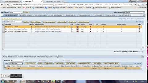 SAP Solman Monitoring Business Objects