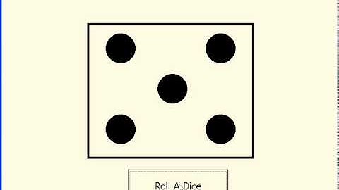 Roll a dice VB6