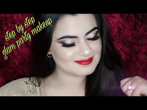 Step By Glam Party Makeup At Home Make Up Karnay Ka Tariqa Urdu Hindi Astra You Step By Glam Party Makeup At Home