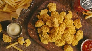 Air-Fry Popcorn Chicken with French Fries,Made With Geek Chef Top Best Air Fryer Oven in 2021 screenshot 5