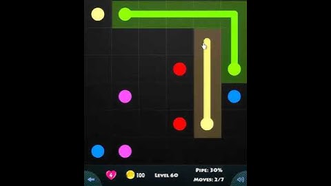 flow game facebook - beginners pack level 60 Connect the dots