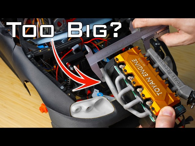This 4-Cylinder Engine Is WAY Too Big for My RC Supra… - YouTube