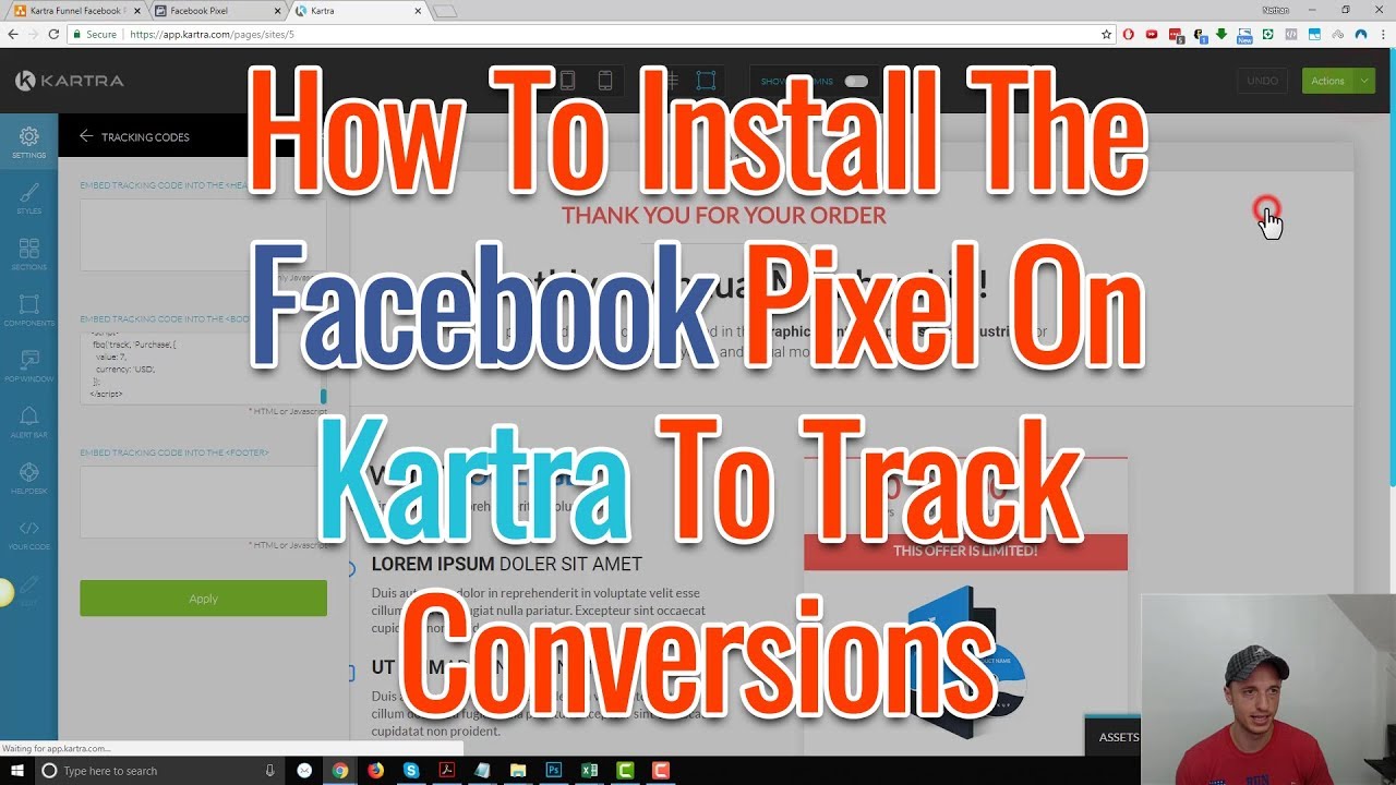 Add Facebook conversion pixel tracking – Cordial Knowledge Base