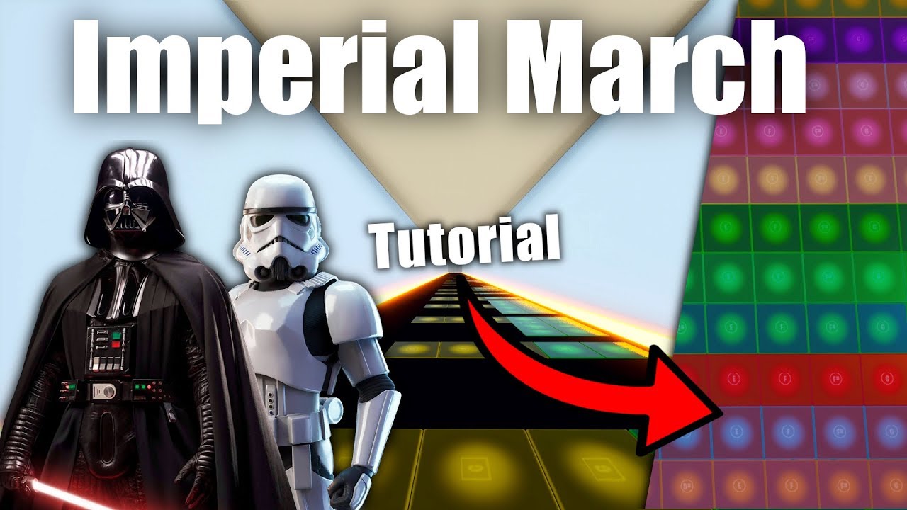 Star Wars - Imperial March (Fortnite Music Tutorial) - With Island Code