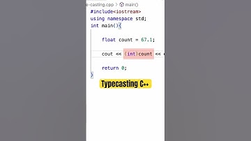 Typecasting in C++