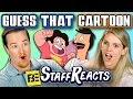 GUESS THAT CARTOON CHARACTER CHALLENGE! (ft. FBE STAFF)