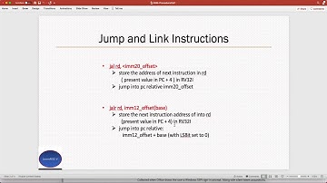RISC-V control transfer instructions
