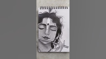 Krishna drawing🌺 🦚✨🌸 #song #art #drawing #sketch #krishna #radheradhe #drawingtutorial #shorts
