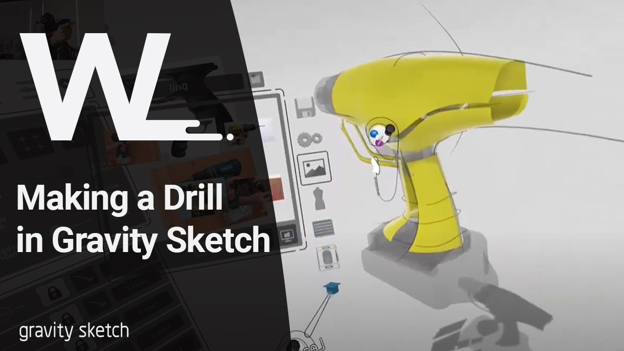 How to build a drill in Gravity Sketch VR, full Industrial Design ...