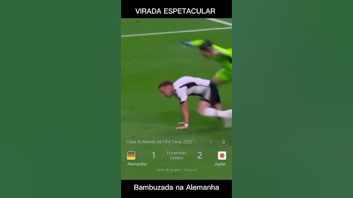Virada épica do JAPÃO na ALEMANHA.