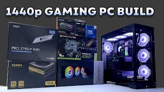 intel i7 14th gen 14700k  RTX 4060Ti 16GB 1440p Gaming Pc Build 2024