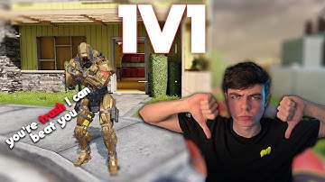 I found a trash talking hater and then 1v1