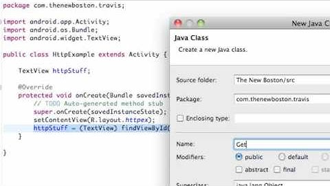 Android Application Development   147   Introduction to HttpClient