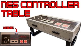 How to Build a Giant NES Controller Coffee Table