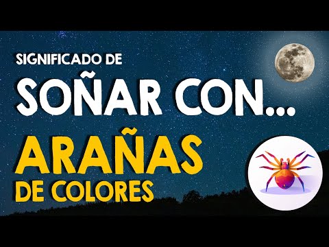 ¿Qué significa soñar con arañas de colores? 🕸 Café, rojas, blancas, verde y azul 🕸