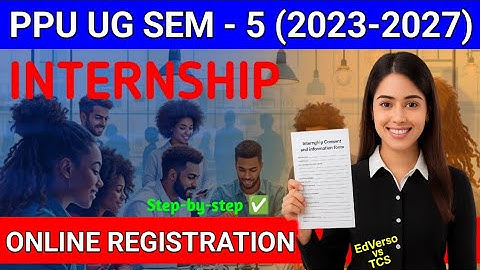 PPU Internship 2025 | Mobile Se Form Kaise Bharein📱|| PPU UG Sem 5 internship online registration