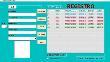 ELIMINAR UNO O VARIOS REGISTRO LISTVIEW EXCEL (VBA) -PARTE 3