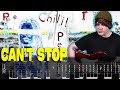 Can&#39;t Stop Lesson with TABS - Red Hot Chili Peppers