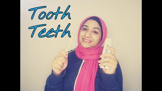 Teeth , tooth and toothache الاسنان بالانجليزي