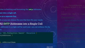 How to Pull All smtp Addresses from ProxyAddresses in PowerShell for Active Directory Users