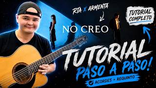 ¡POR FIN! Tutorial de NO CREO de Ría x Armenta 🔥 Paso a Paso Fácil