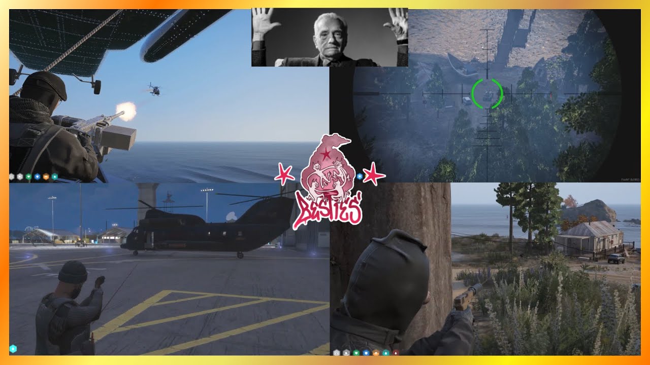 Спецотряд Besties завершает ограбление века (вид от нескольких точек зрения) | NoPixel 4.0 GTA RP