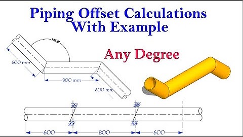 How to calculate Piping Offset With example Tutorial