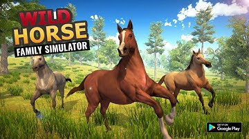 Wild Horse Family Sim : Horse Games I Android Gameplay HD